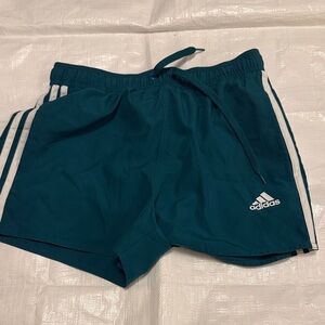 Adidas Teal Athletic Shorts